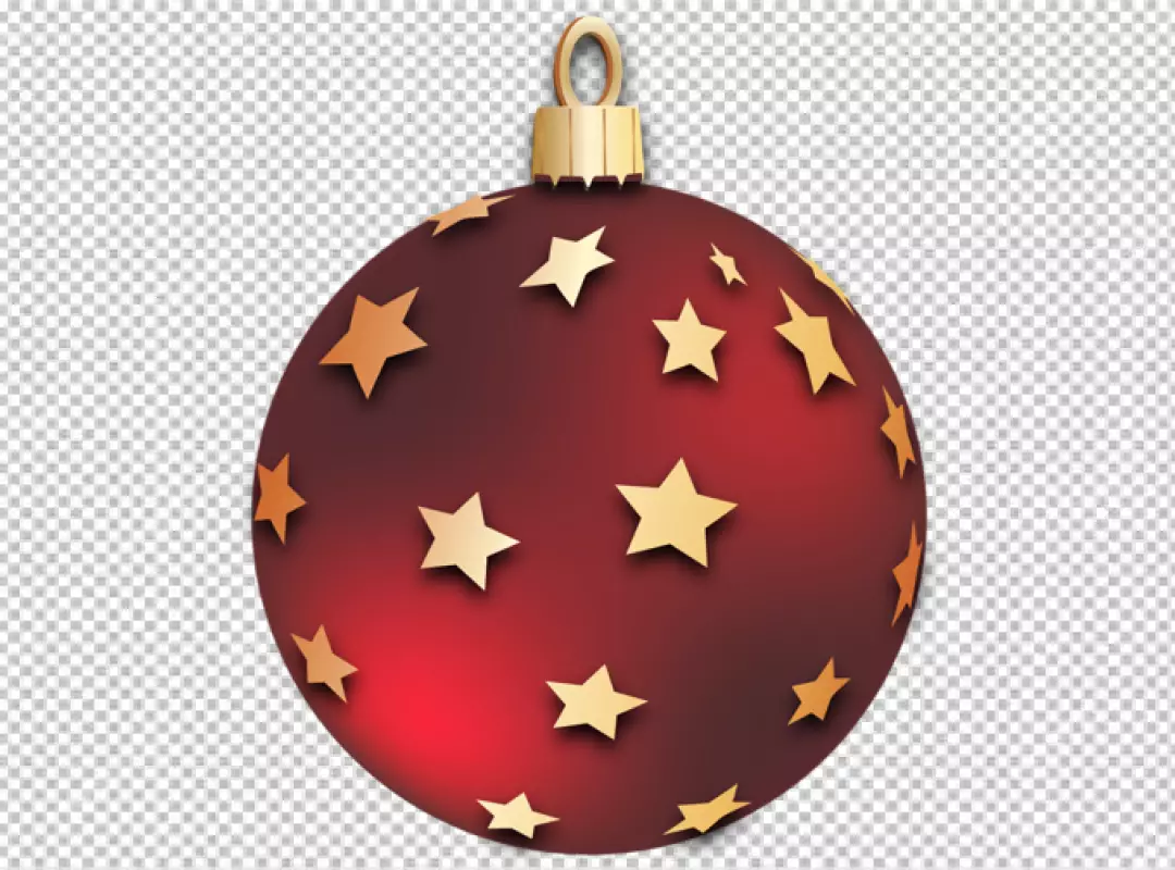 Free Premium PNG Bright green metallic Christmas ball diecut on a red transparent  background