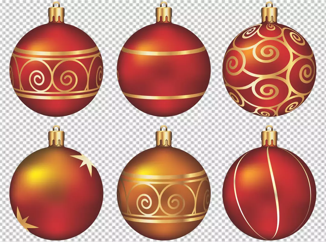 Free Premium PNG View of christmas tree decorations PNG BG