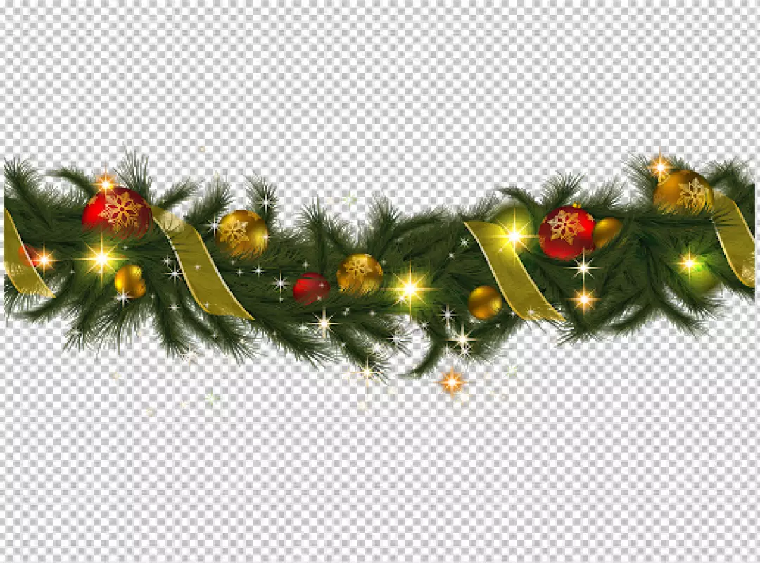 Free Premium PNG Christmas border design transparent png BG