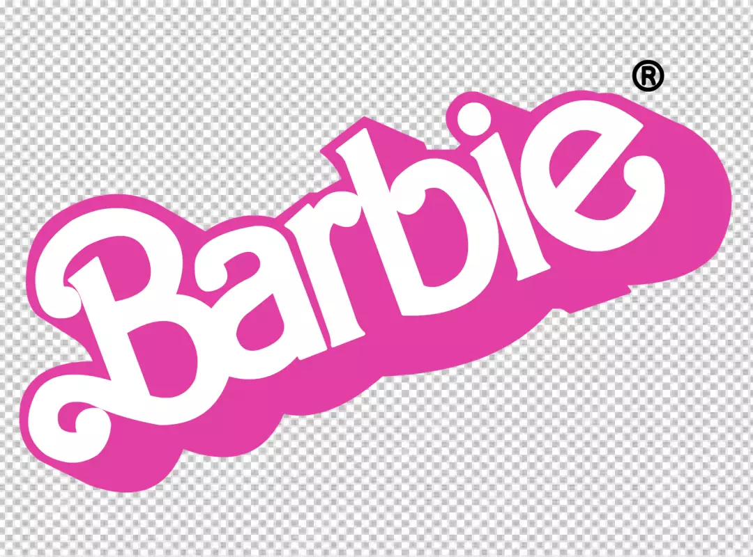 Free Premium PNG Barbie Logo Doll Toy