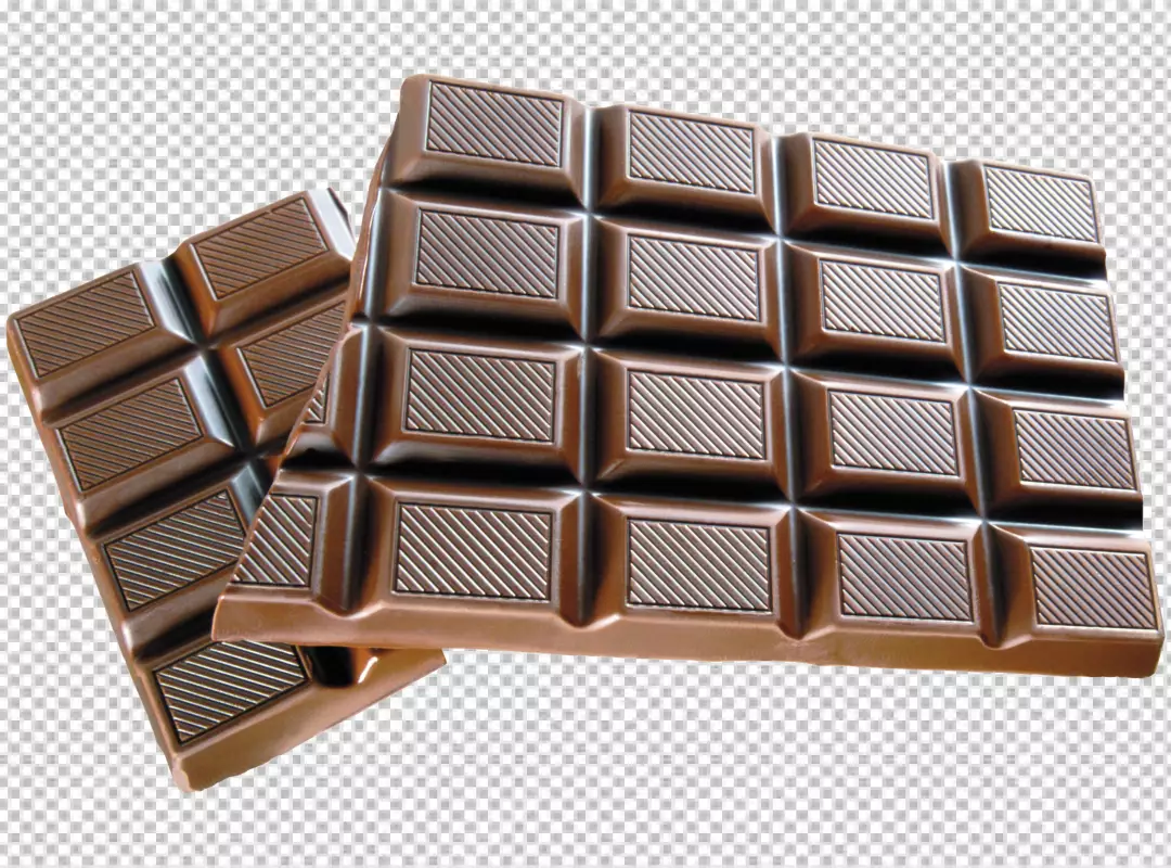 Free Premium PNG Close up on delicious chocolate bar transparent BG