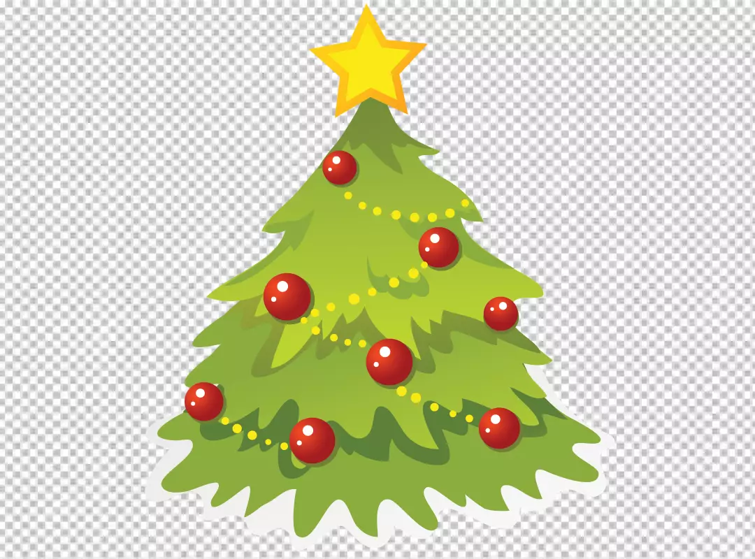 Free Premium PNG Golden balls christmas tree background