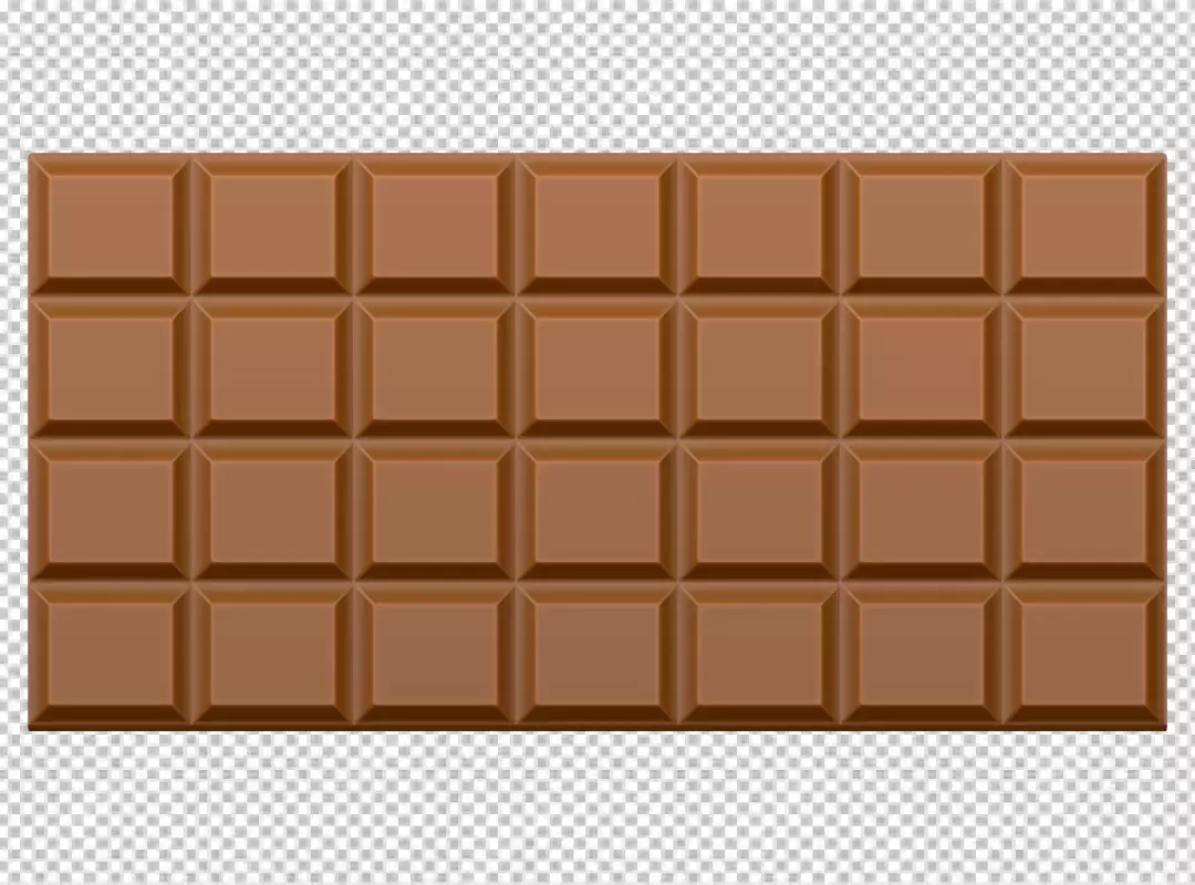 Free Premium PNG Delicious dark chocolate pieces are isolated on a transparen background