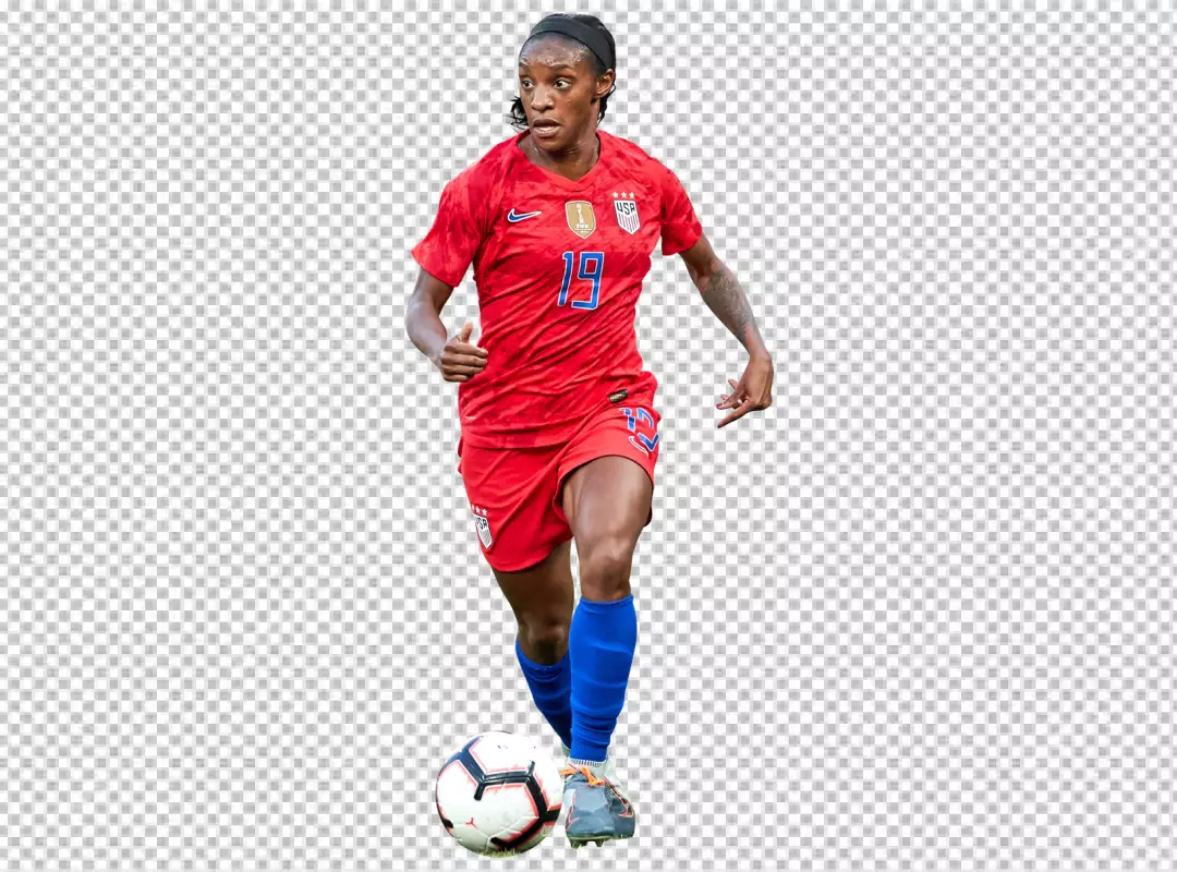 Free Premium PNG USA Women Football Player Crystal Dunn