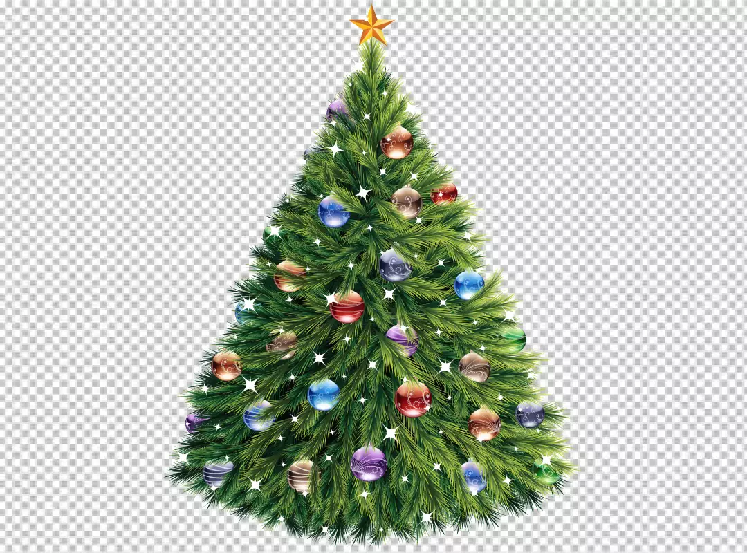 Free Premium PNG Festive evergreen delight sparkling yuletide symbol isolated on transparent background PNGG