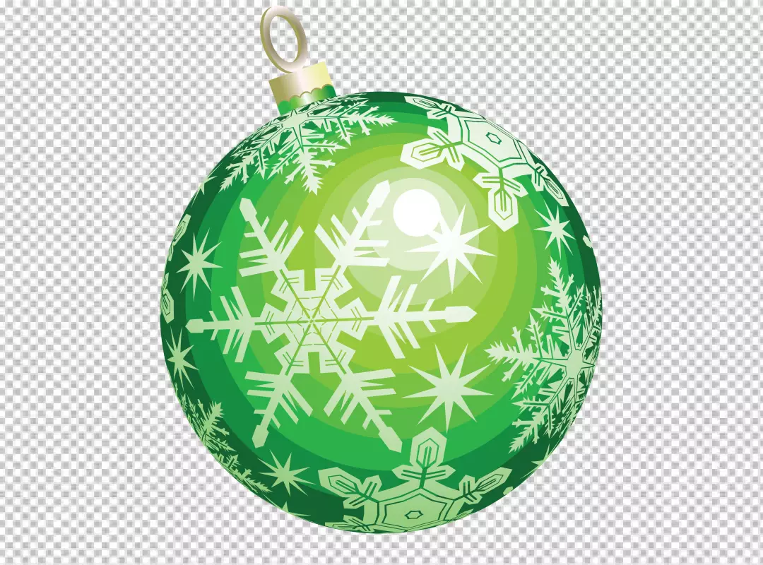 Free Premium PNG Glossy Christmas ball