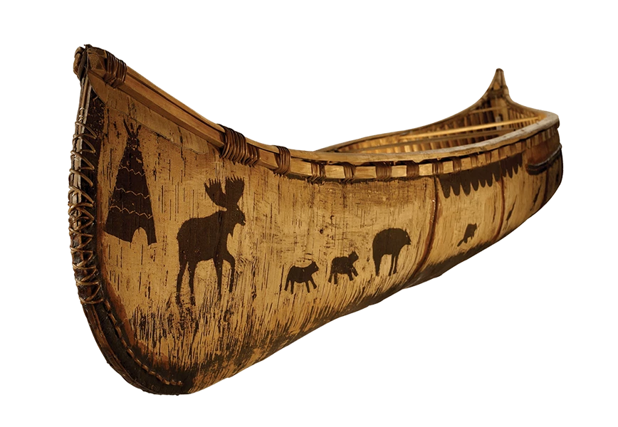 Free Premium PNG Wood creat old canoe