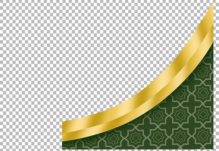 Free Premium PNG Free bottom Elegant Islamic frame Border PNG | Islamic Png