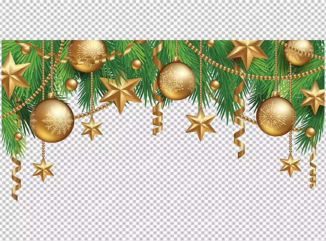 Free Premium PNG Christmas decor isolated a transparent background PNG