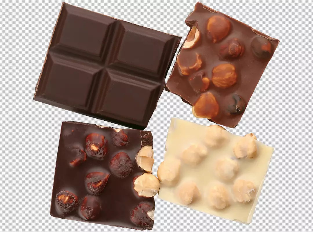 Free Premium PNG Close up on delicious chocolate bar