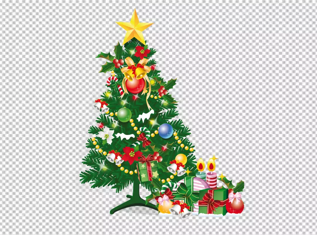 Free Premium PNG Christmas tree on png transparent background