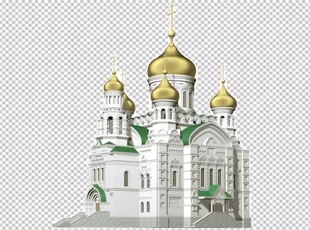 Free Premium PNG Bell tower of The Cathedral of Christ's Nativity