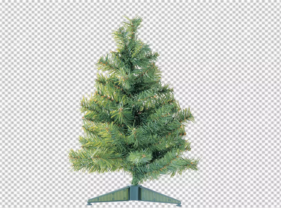 Free Premium PNG Christmas Tree with Colorful Ornaments Isolated on transparent Background