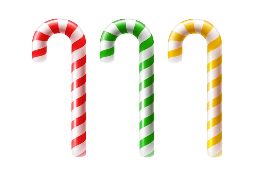 Free Premium PNG Heart from candy canes transparent background