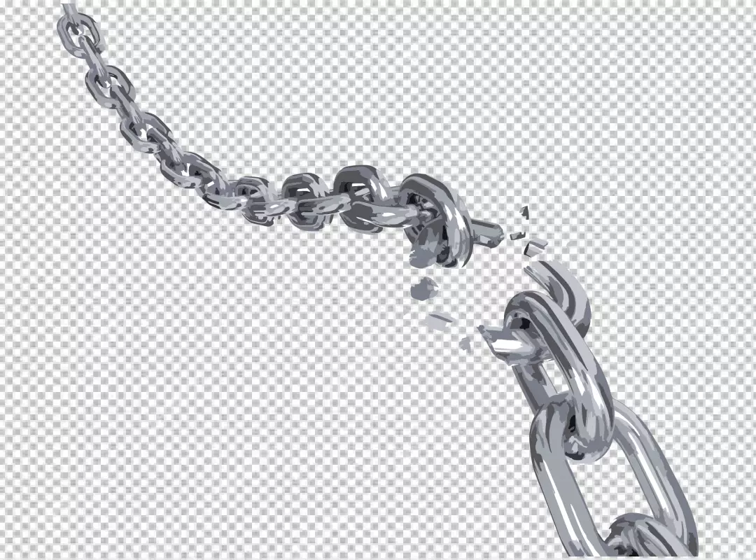 Free Premium PNG Metal chain broken break Metal chain broken break