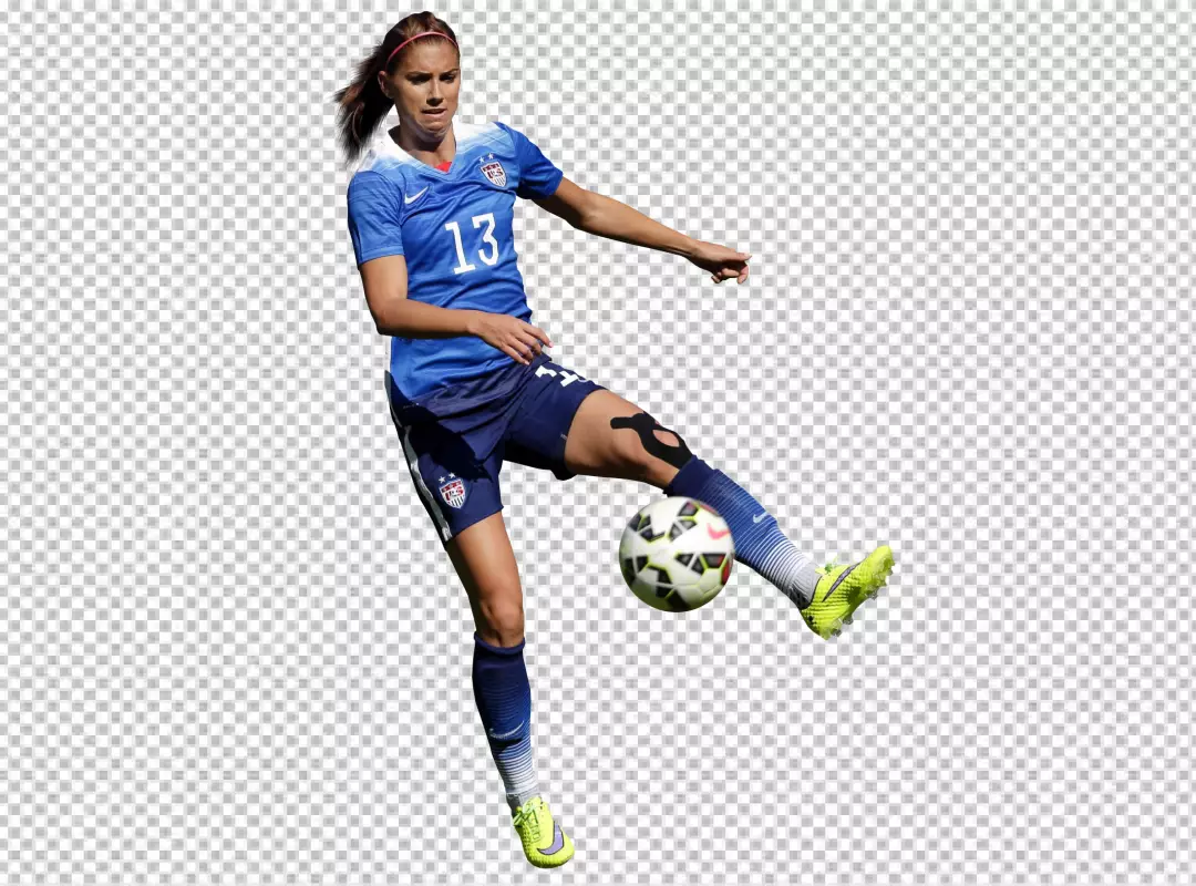 Free Premium PNG USA Women Foodball player Alex Morgan