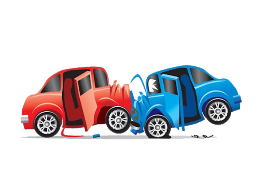 Free Premium PNG Tow car crash illustration transparent png