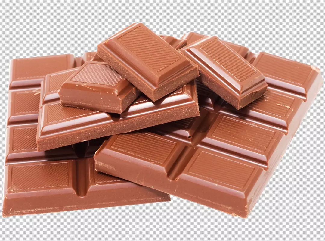 Free Premium PNG Top view on chocolate bar PNG