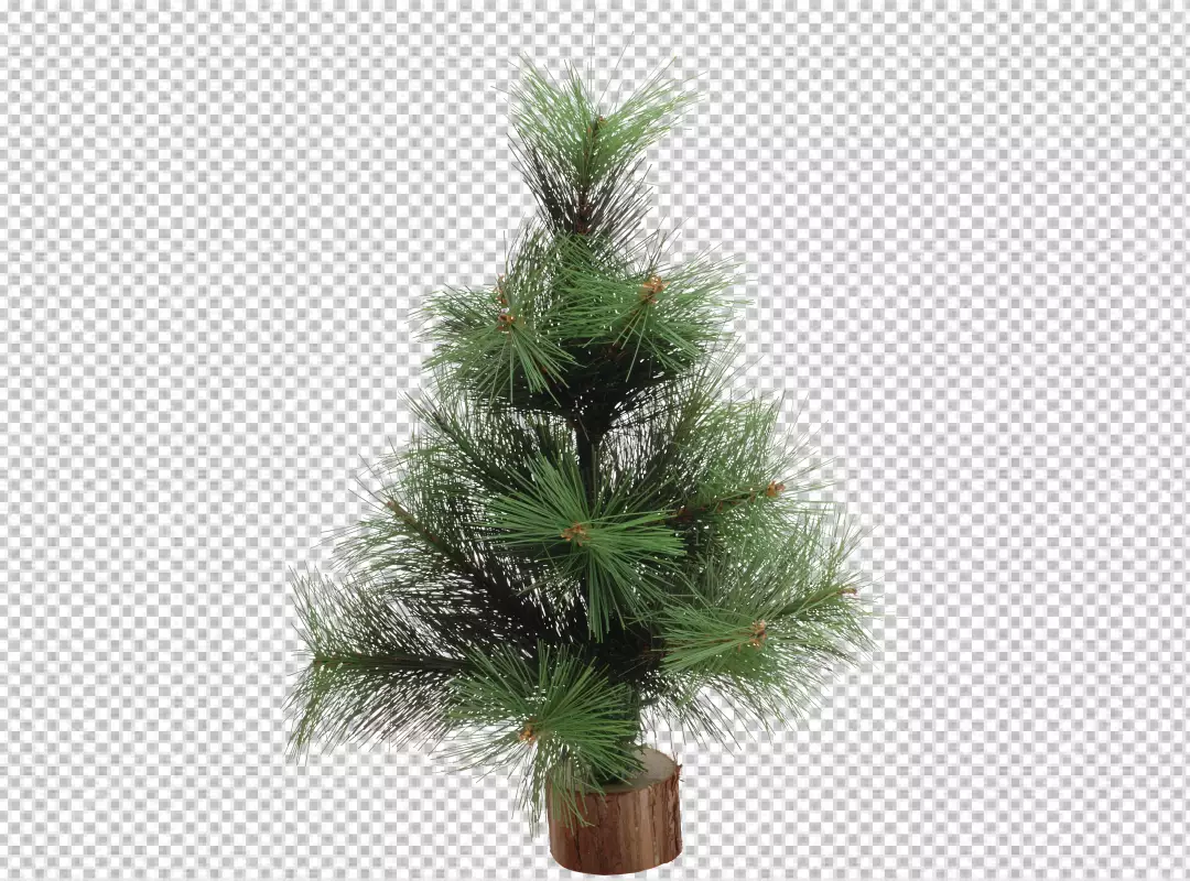 Free Premium PNG Christmas tree with bright lights and bows PNG