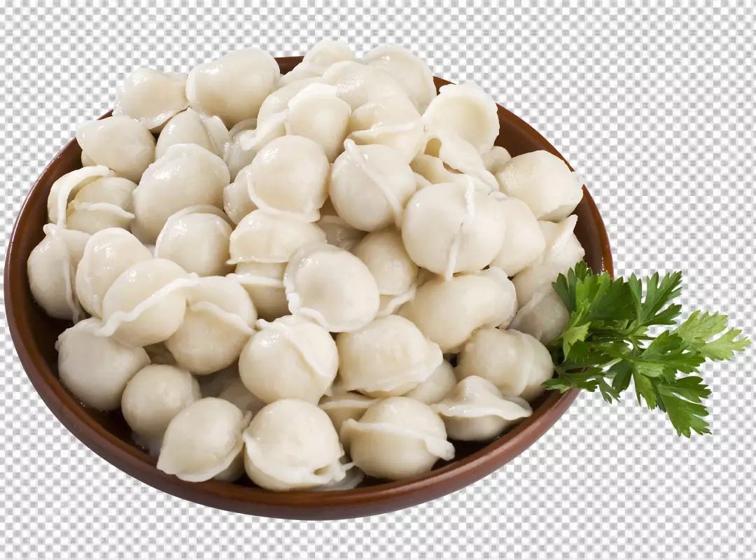 Free Premium PNG High angle japanese dumplings arrangement transparent background 