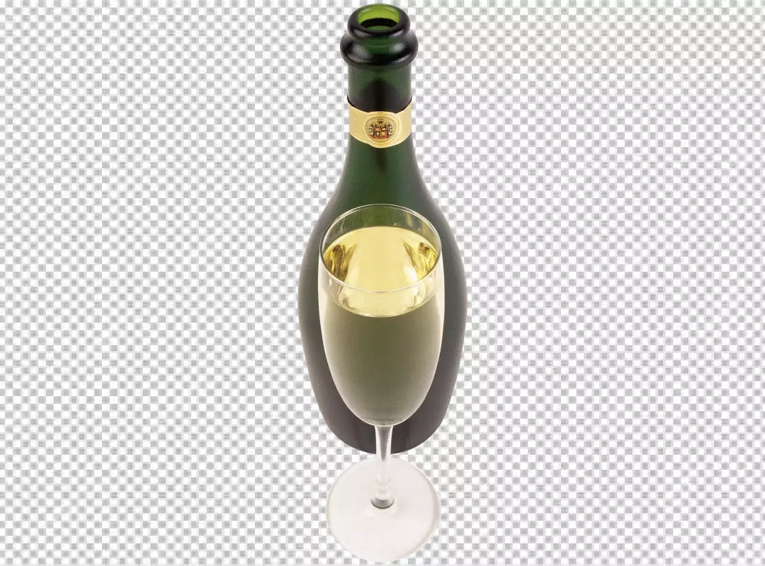 Free Premium PNG Bottle of beer on transparent  background