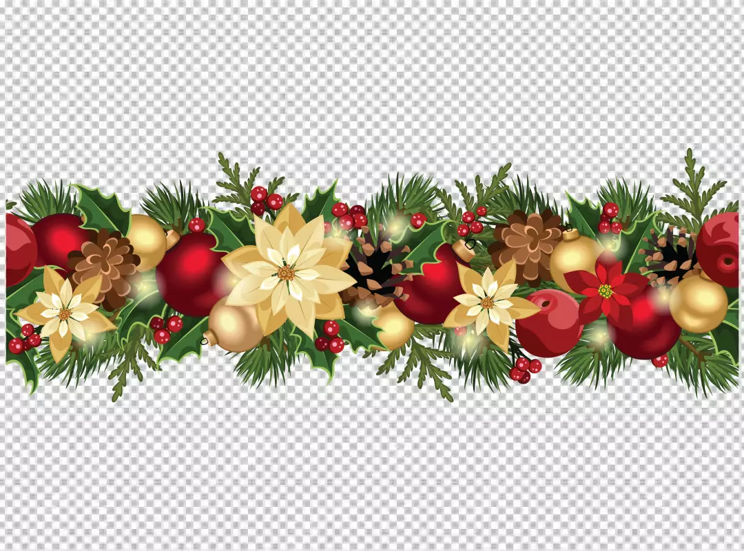 Free Premium PNG Christmas decor isolated 