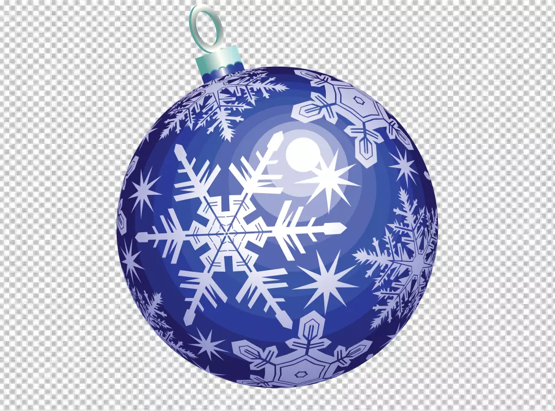 Free Premium PNG Glossy Christmas ball PNG