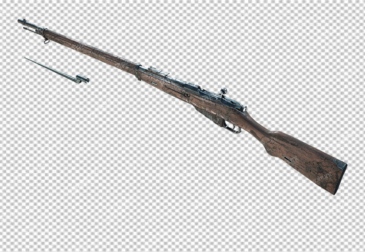 Free Premium PNG Sniper rifle isolated on Transparent background png