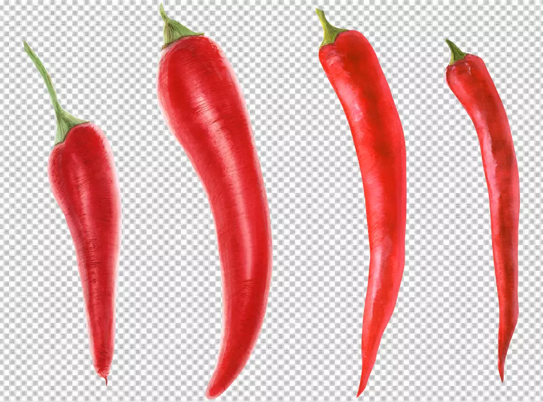 Free Premium PNG Chilis isolated in pastel background PNG