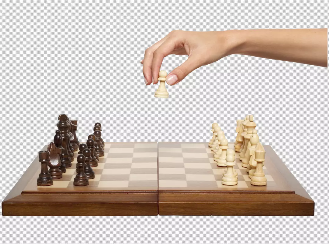 Free Premium PNG Assortment of monochrome chess pieces transparent background png 