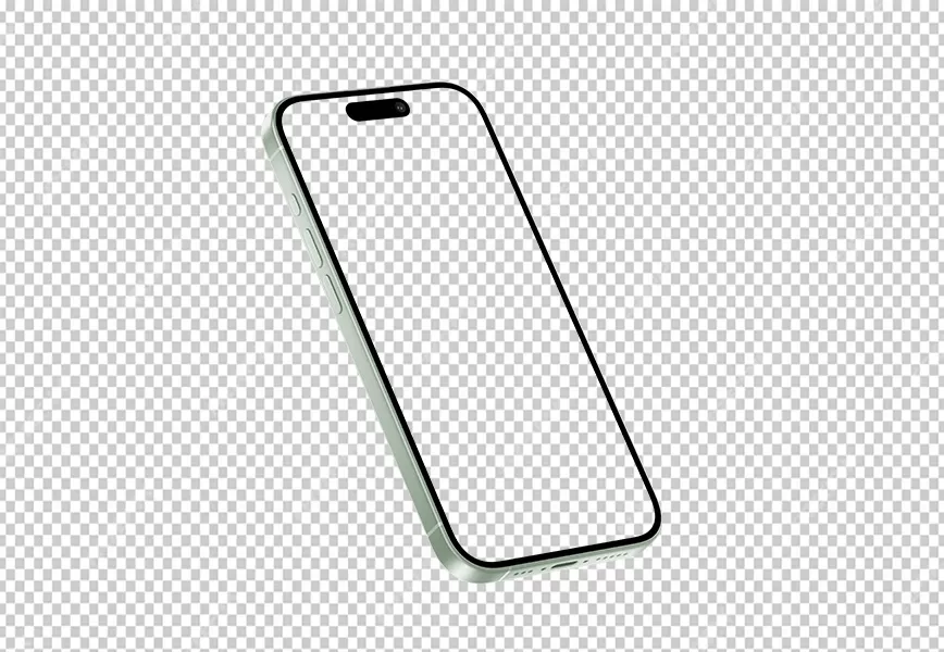 Free Premium PNG Iphone 15 Plus angle view