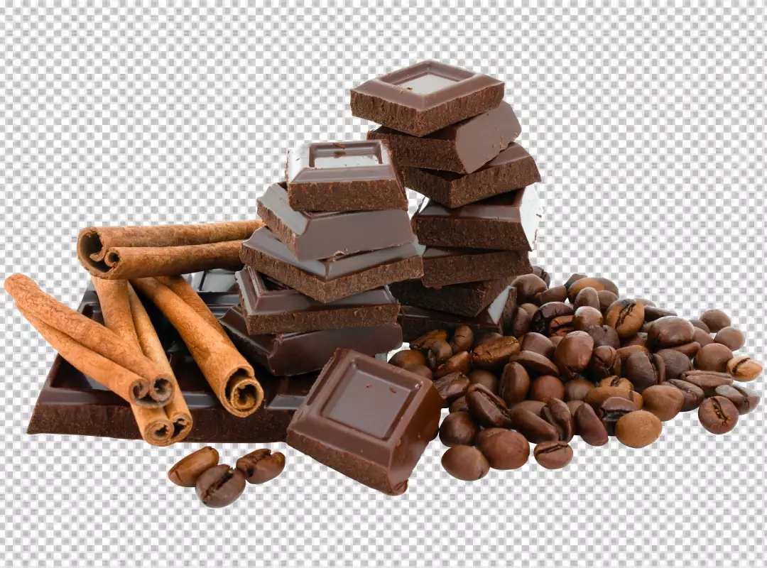 Free Premium PNG A stream of melted chocolate transparent background