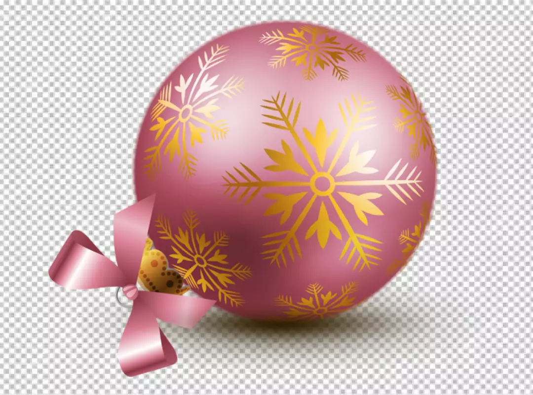 Free Premium PNG A set of christmas ornaments with a black and PNG background