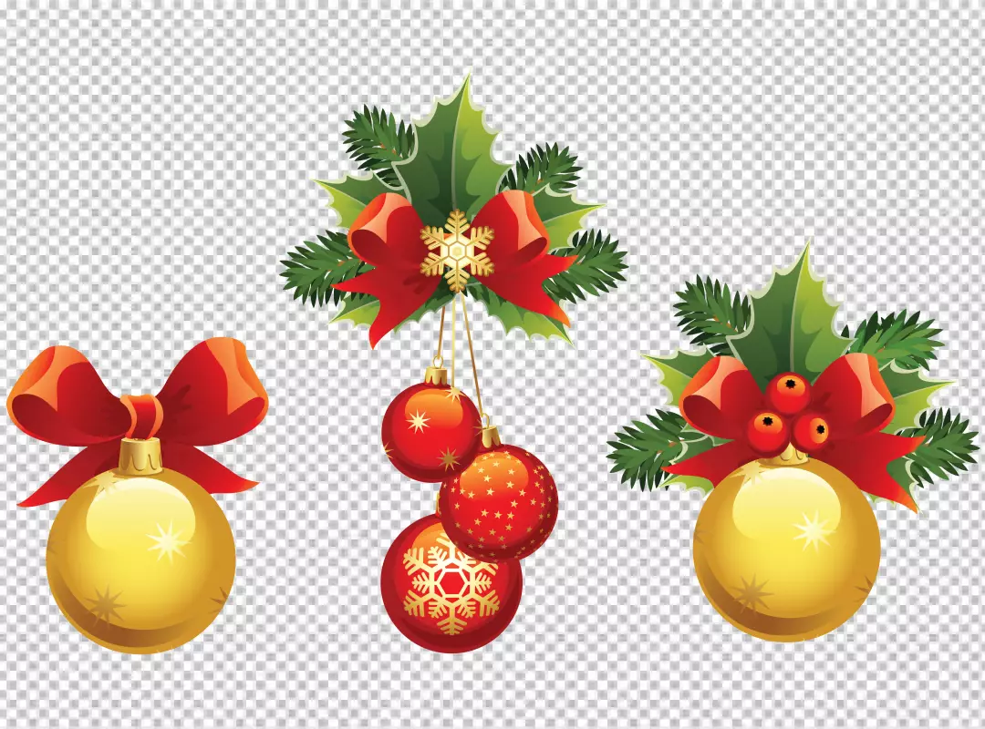 Free Premium PNG hanging red Christmas ball isolated on transparent background