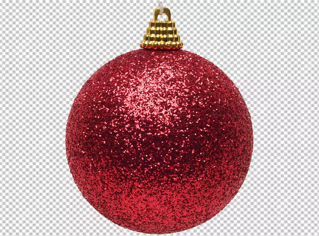 Free Premium PNG RED christmas tree decoration