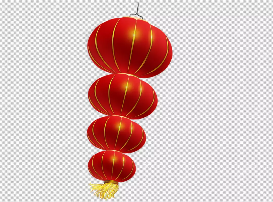 Free Premium PNG Chinese festival paper lantern Holiday chinese element