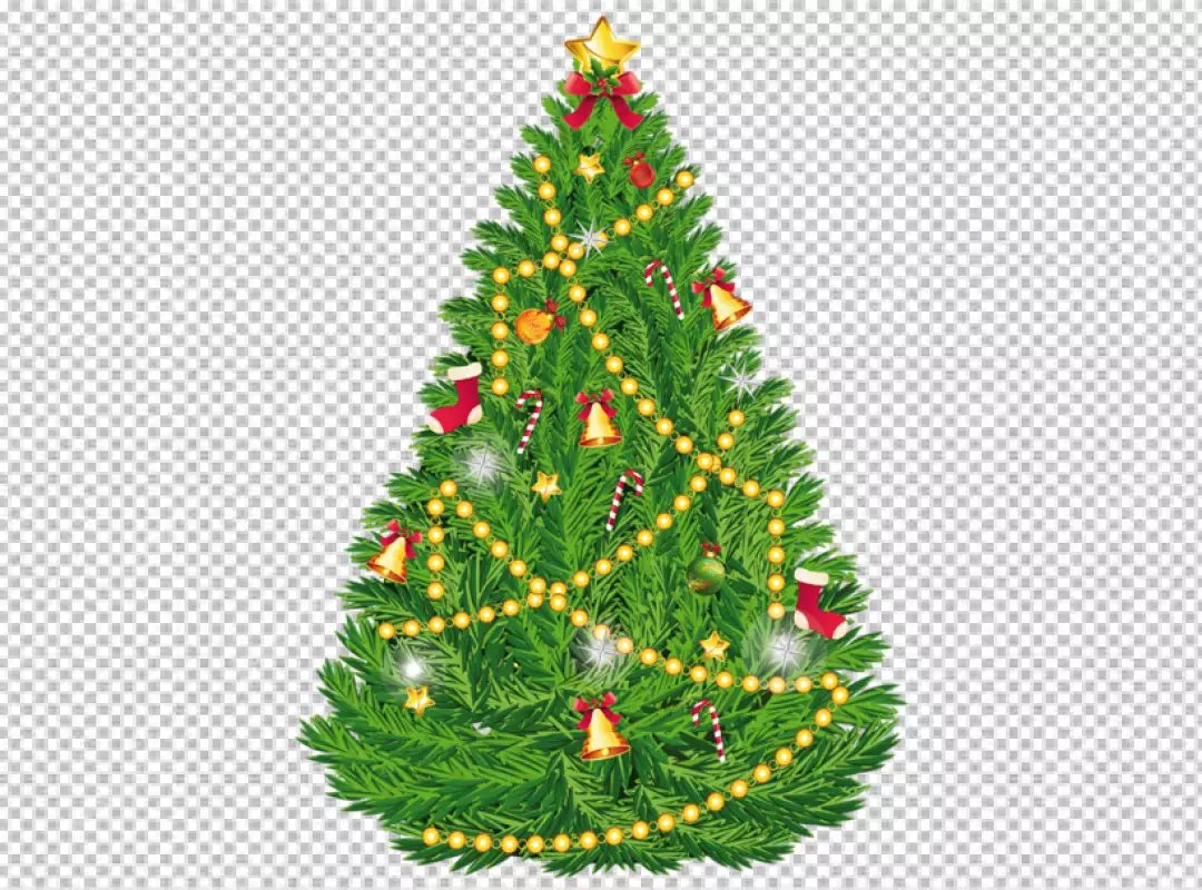 Free Premium PNG Realistic christmas tree PNG