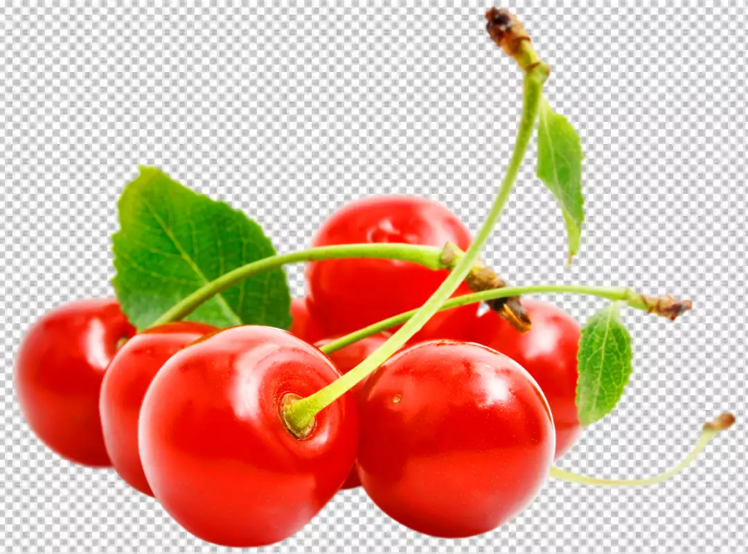 Free Premium PNG Realistic fresh cherries background PNG fresh