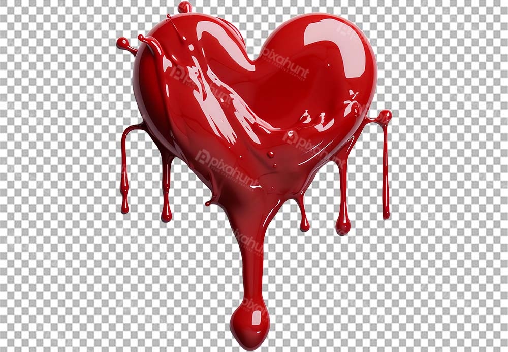 Free Premium PNG Isolated love lies bleedin