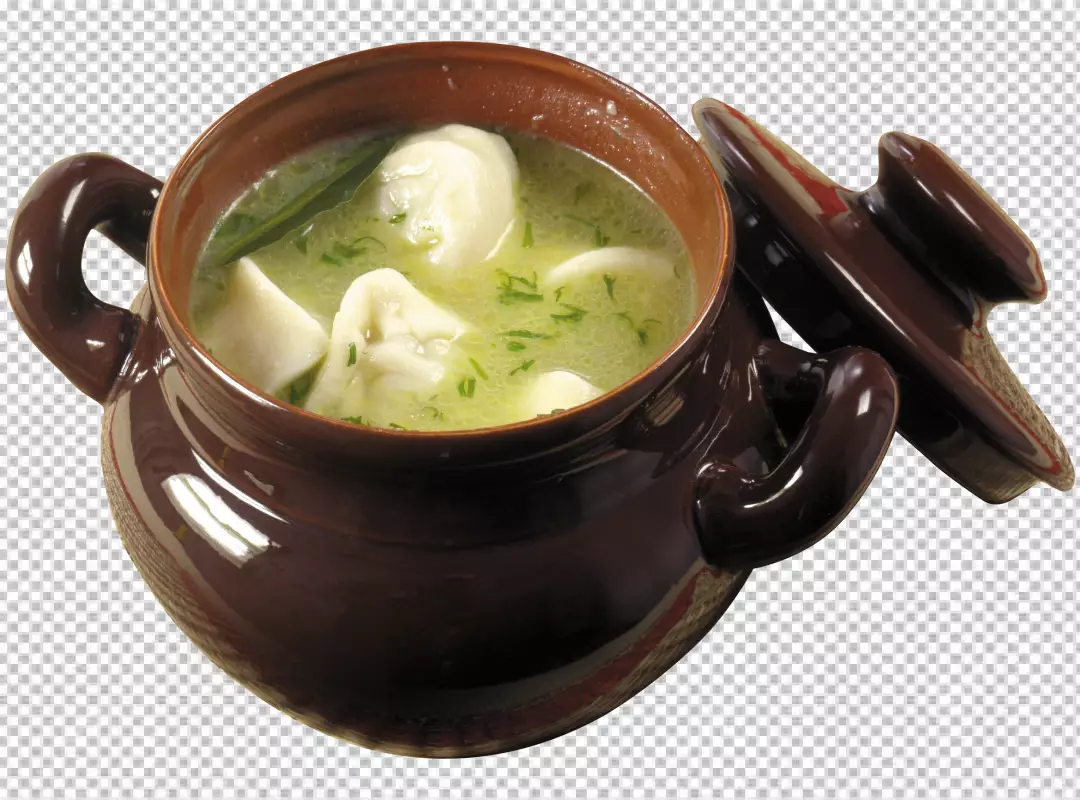 Free Premium PNG Macroshot Food Super Premium Dumpling