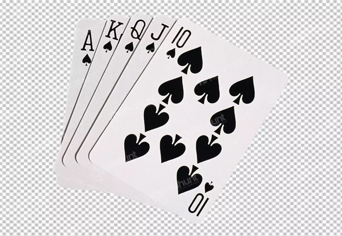 Free Premium PNG Eight of Spades Playing Card Isolated png 