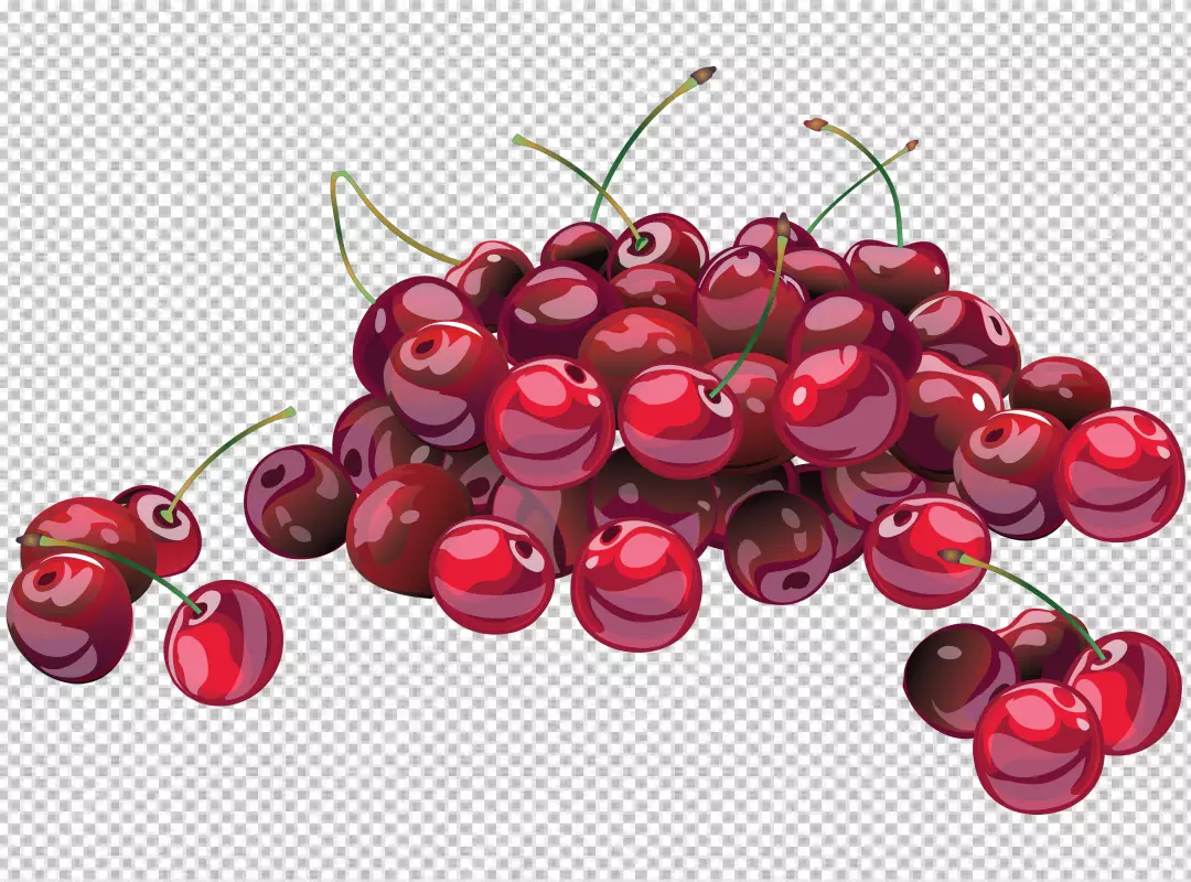 Free Premium PNG Cherry Isolated on transparent background