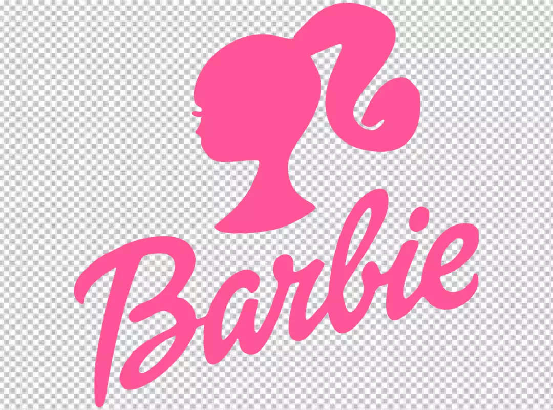 Free Premium PNG Barbie illustration Logo