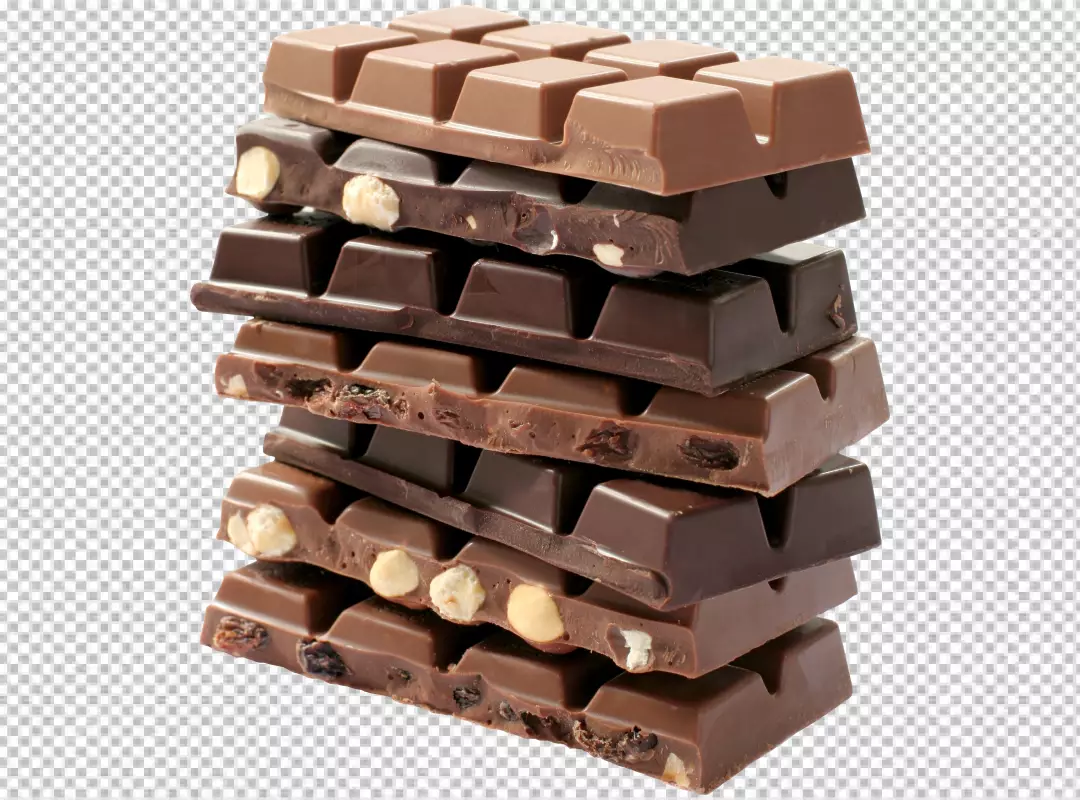 Free Premium PNG dark chocolate pieces PNG