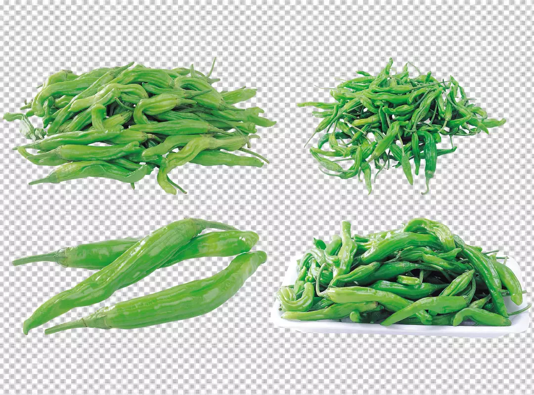 Free Premium PNG Green chili transparent background png