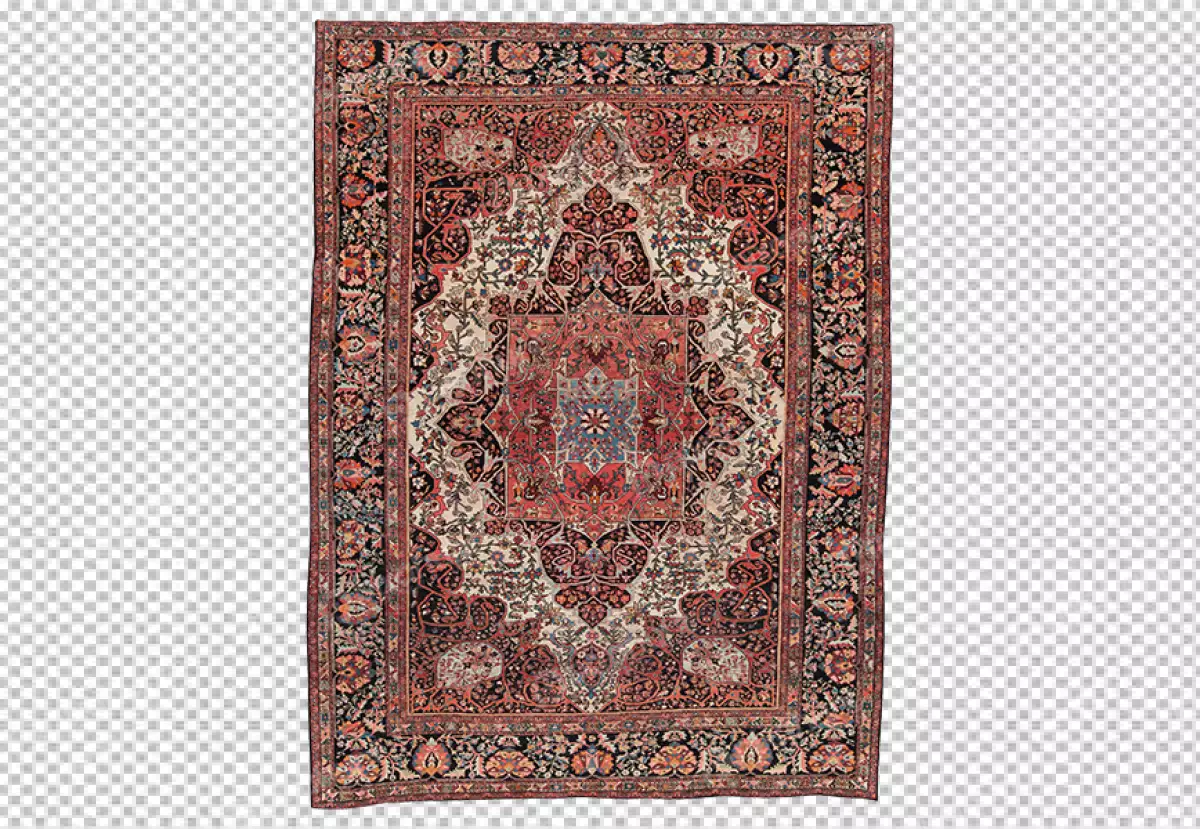 Free Premium PNG wool Turkish carpet transparent background |