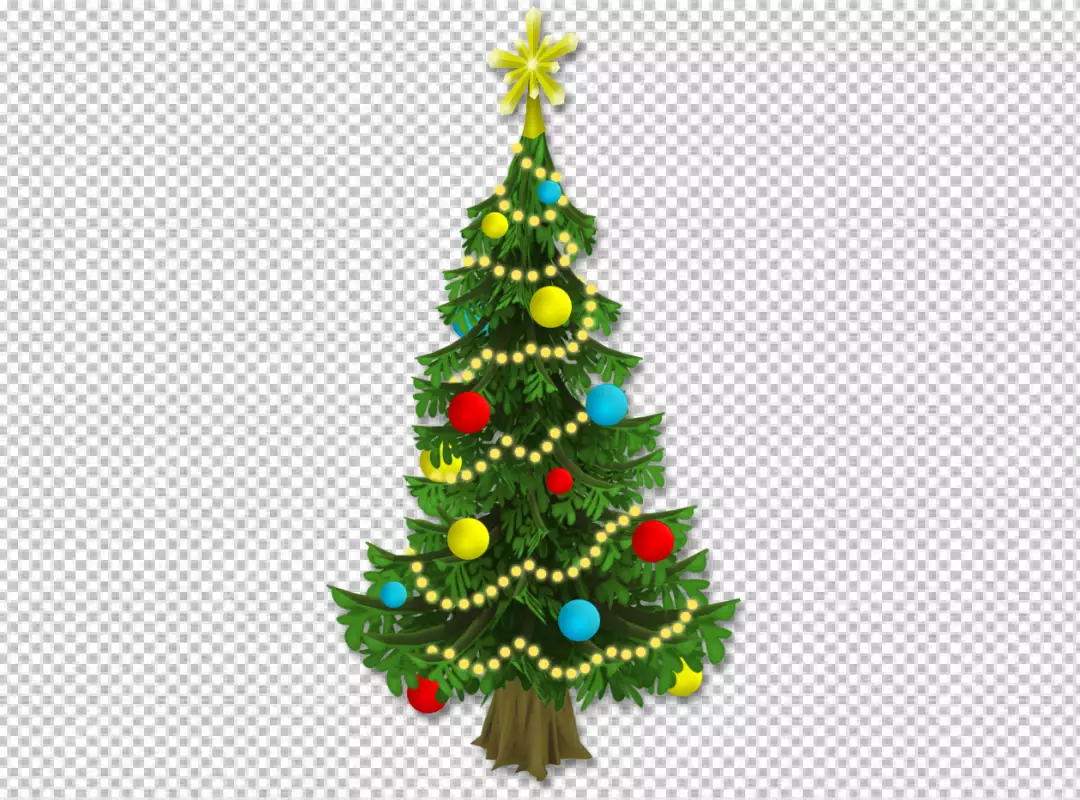 Free Premium PNG Festive evergreen delight sparkling yuletide symbol isolated on transparent background