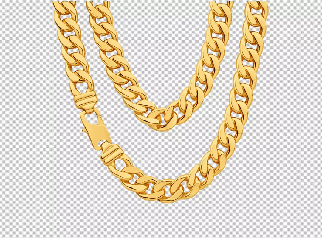 Free Premium PNG Thug Life Gold Chain Shiny