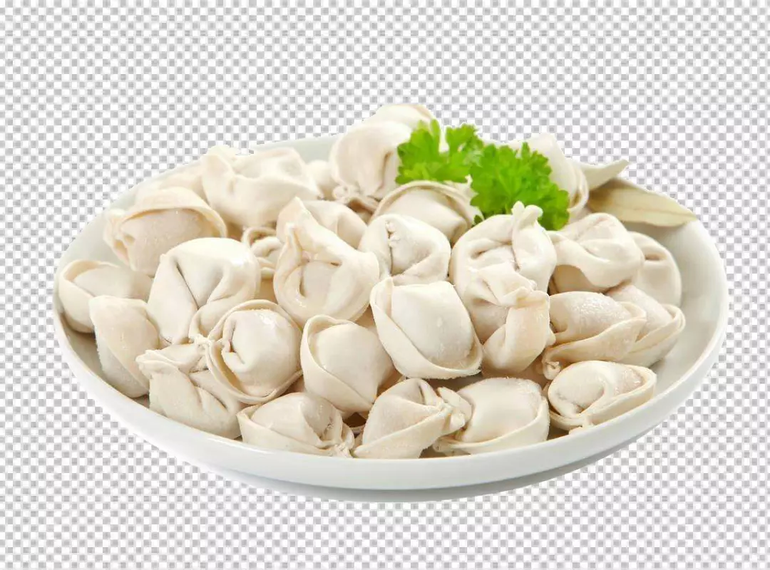 Free Premium PNG Tasty ashak dumpling plate transparent background 