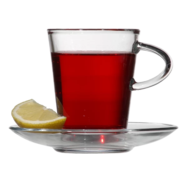 Free Premium PNG Red Tea with Lemon